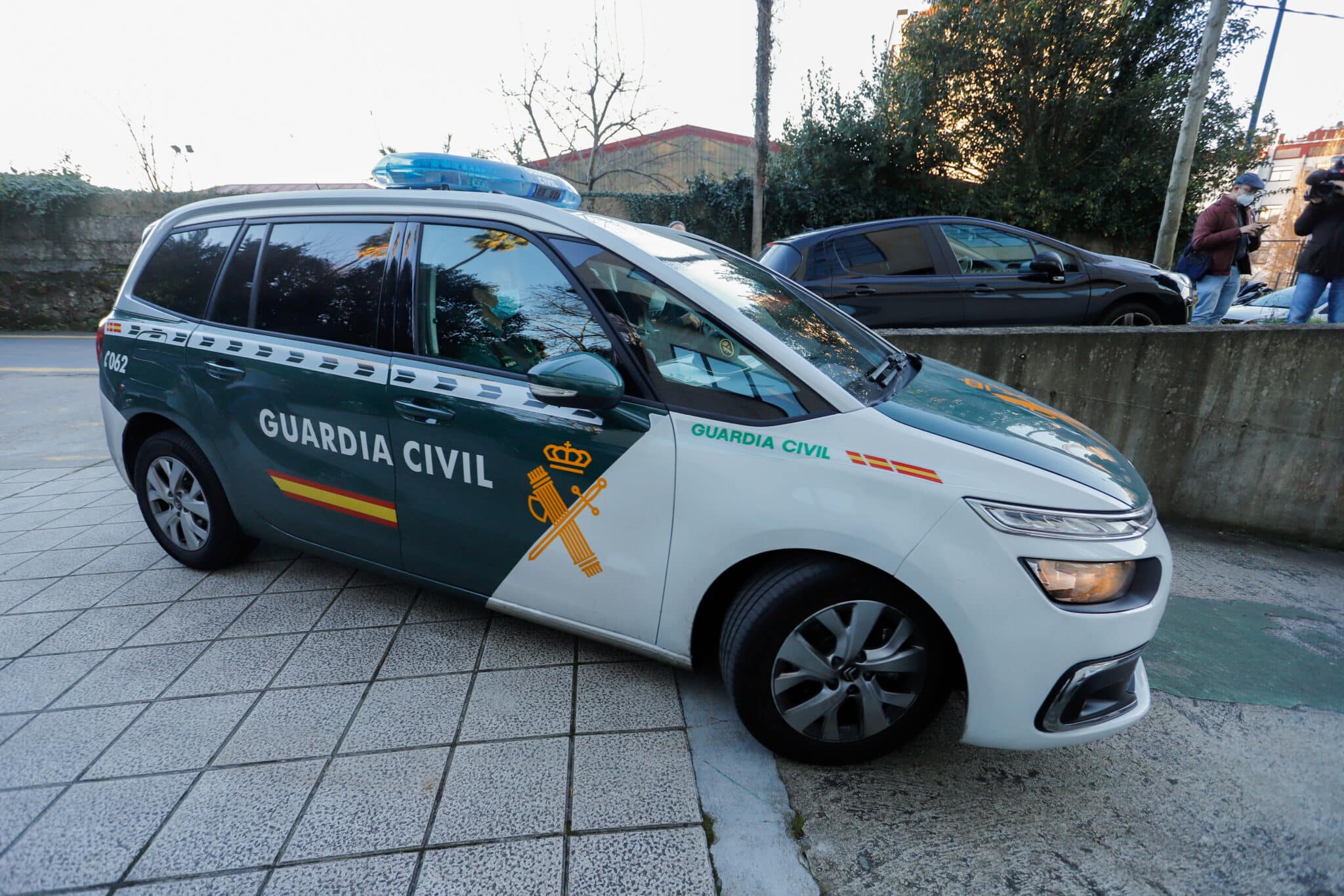 Vehículo de la Guardia Civil.