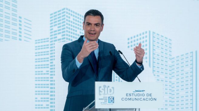 El presidente del Gobierno, Pedro Sánchez, clausura la XII edición del Spain Investors Day (SID), en el Hotel Ritz, a 13 de enero de 2022, en Madrid (España).