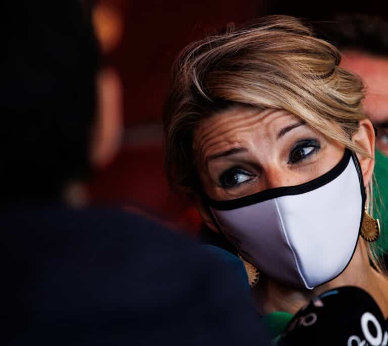 Yolanda Díaz da positivo en Covid-19 y aplaza su agenda pública para los próximos días