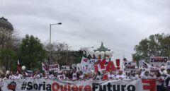 Manifestación de España Vaciada, en Madrid el 31 de marzo de 2019.