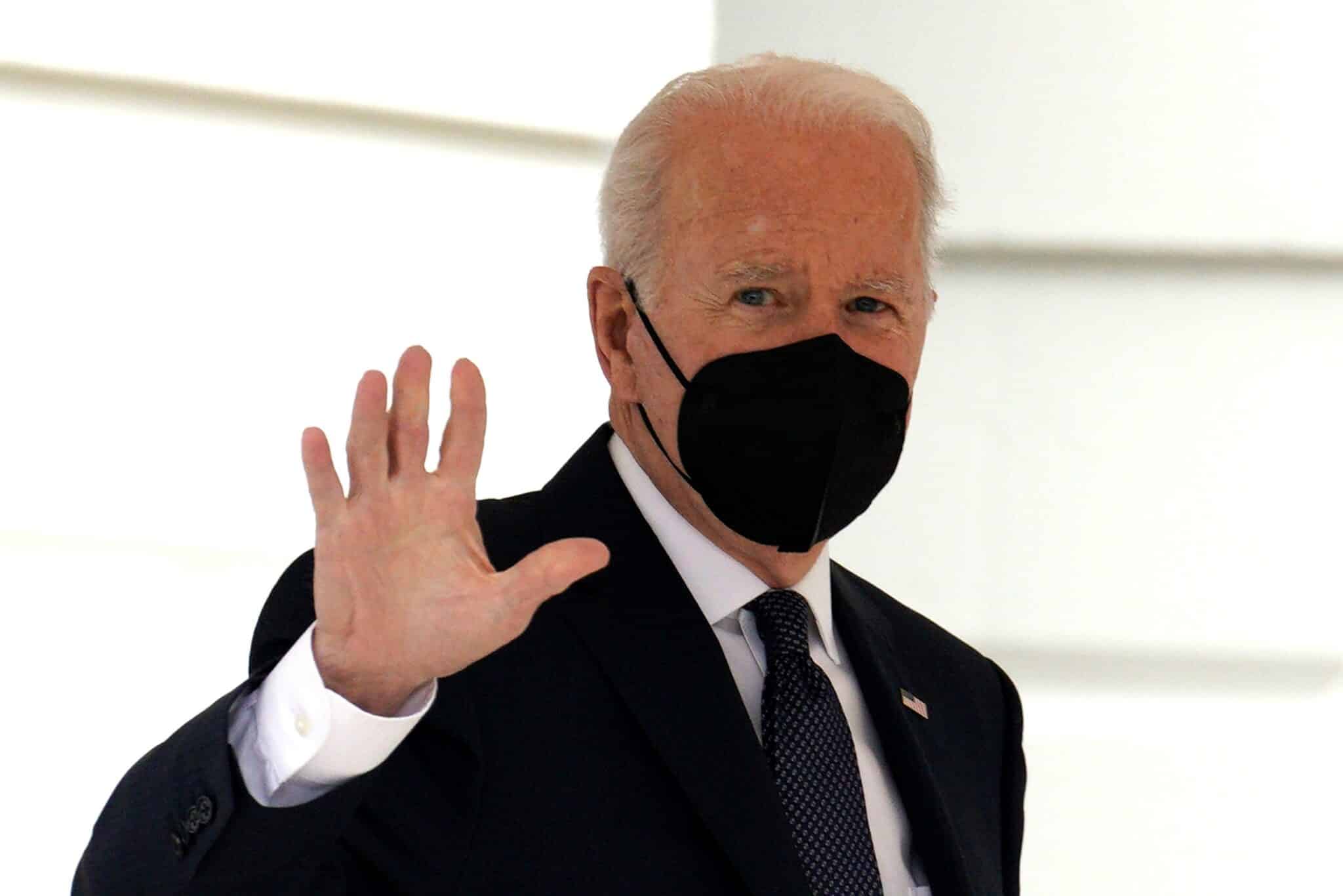 Joe Biden, presidente de EEUU, rumbo a Camp David