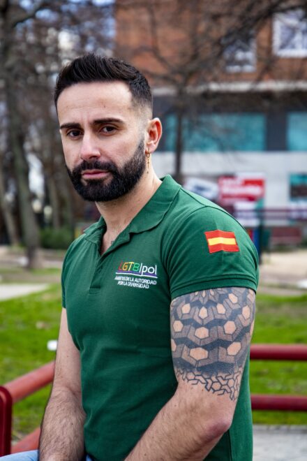 José Pedro Sageras, Guardia Civil que pertenece al colectivo LGTBIPOL
