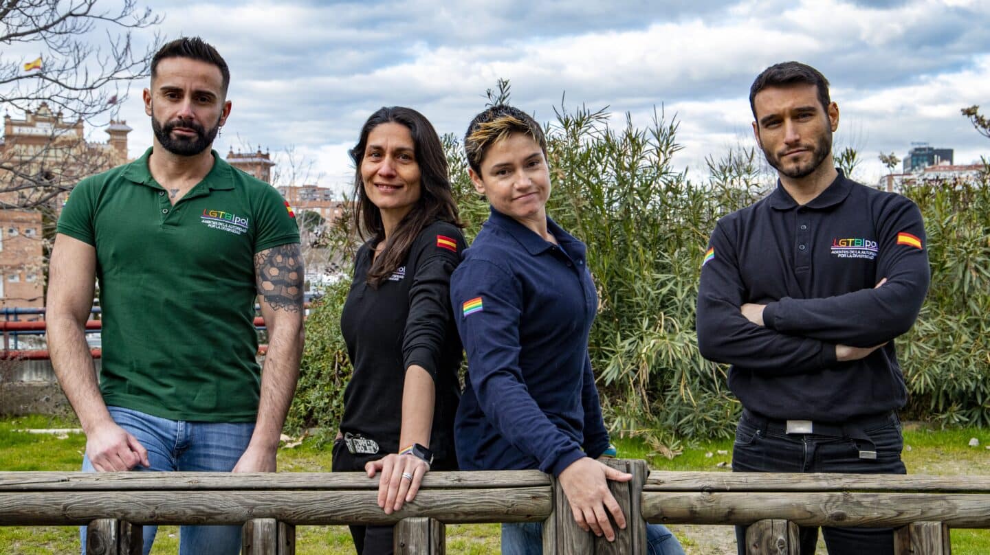 José Pedro Sageras, Arantxa Miranda, Elena Sánchez y Rufino Arco posan para El Independiente