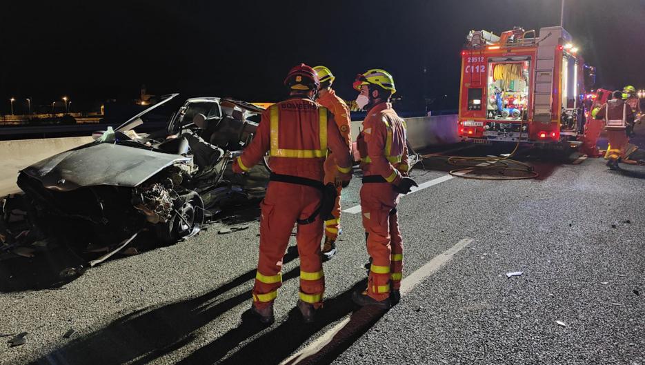 Accidente en Rotglà i Corberà (Valencia)