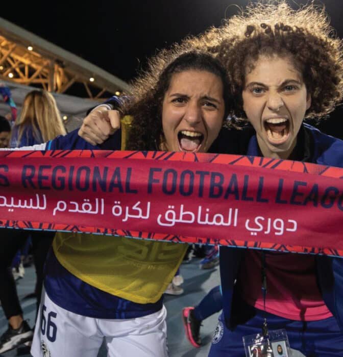 Leonas contra Águilas, en el partido de fútbol de las mujeres saudíes que sueñan con Iniesta