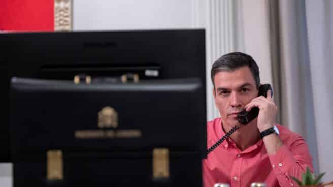 Pedro Sánchez sigue la situación en Ucrania