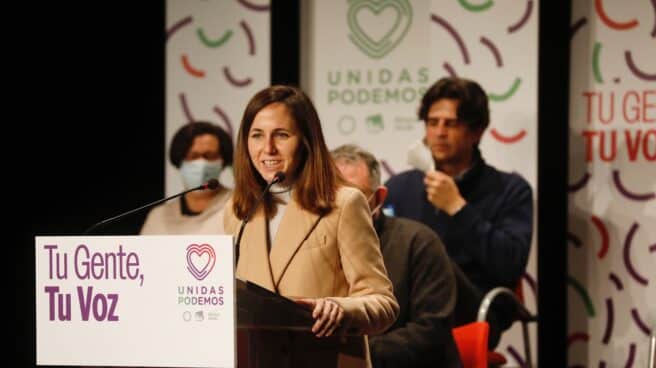 Unidas Podemos presenta su candidatura a las autonómicas de Castilla y León Valladolid La ministra de Derechos Sociales y Agenda 2030 y secretaria general de Podemos, Ione Belarra.