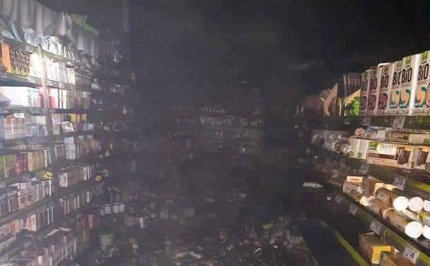 Incendio Supermercado Laredo