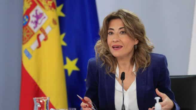 La ministra de Movilidad, Transportes y Agenda Urbana, Raquel Sánchez. La ministra de Movilidad, Transportes y Agenda Urbana, Raquel Sánchez.