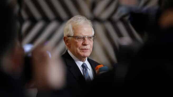 borrell-josep-ue Josep Borrell, este lunes, a su llegada al Parlamento Europeo.