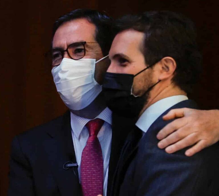 Casado, Garamendi, Díaz: la paz de la cama