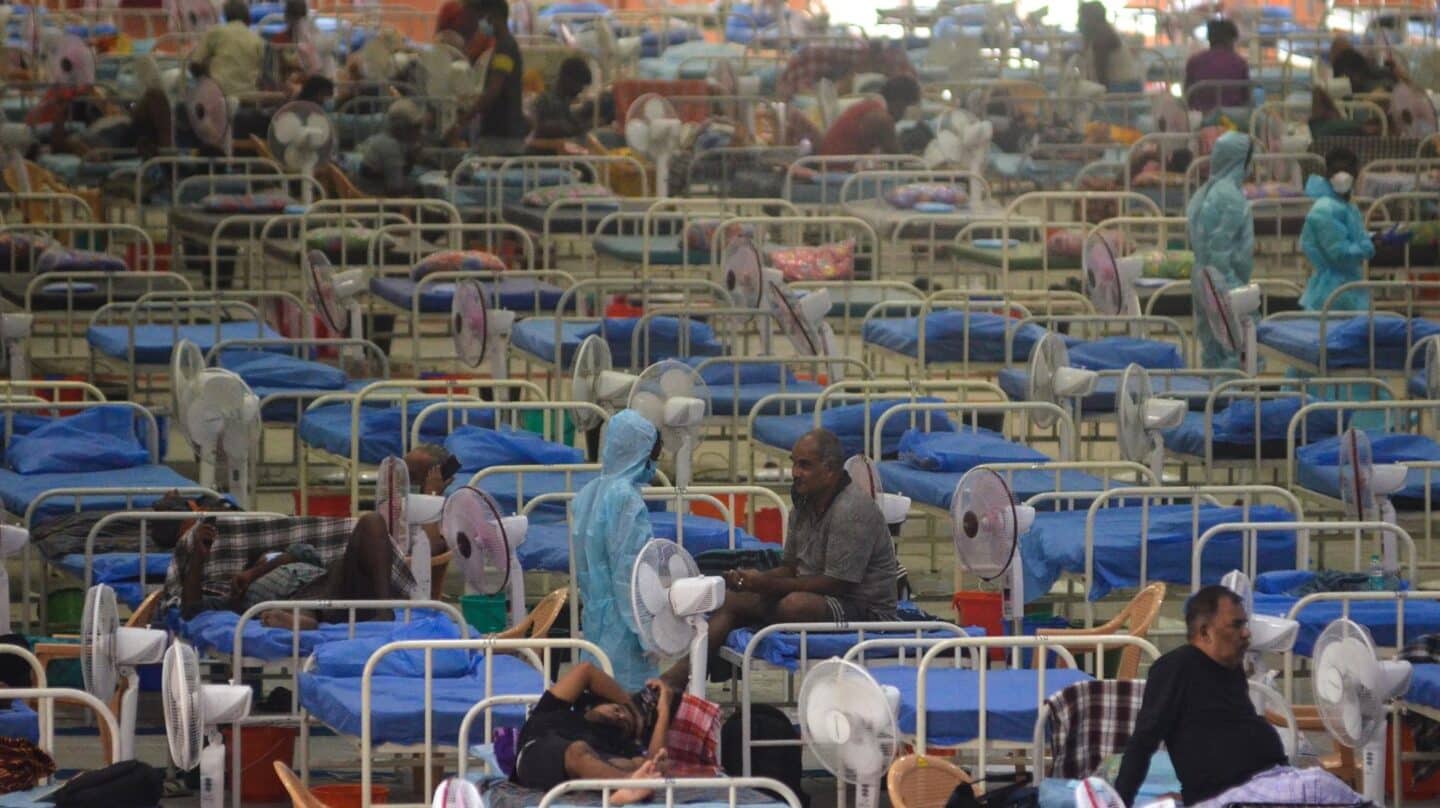 Un hospital de Chennai, en India, para pacientes de coronavirus