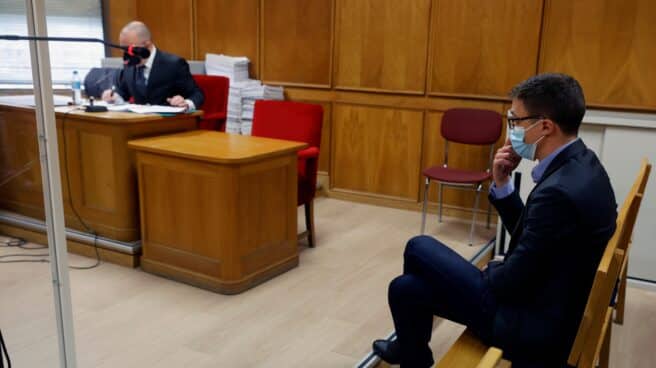 Iñigo Errejón, en los Juzgados. Iñigo Errejón, en los Juzgados.