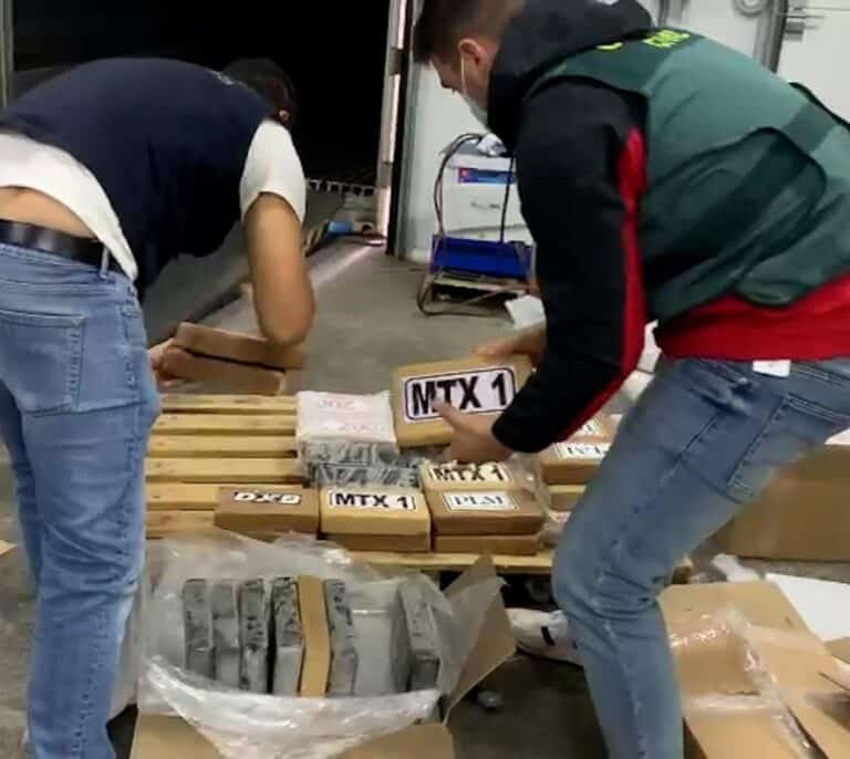 Hallan 2.011 kilos de cocaína en el puerto de Algeciras procedentes de Ecuador