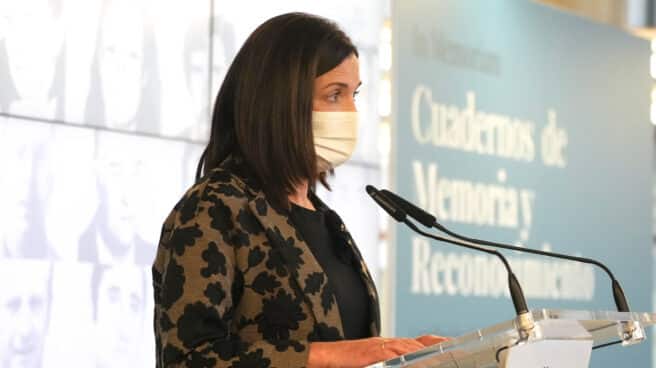 El gobierno vasco reconoce el "injustificable" daño físico y moral causado por ETA a policías y guardias civiles La consejera vasca de Justicia, Beatriz Artolazabal.