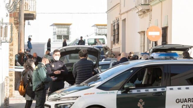 Agentes de la Guardia Civil y Policía, en Sevilla.