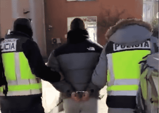 Detenido en Madrid el líder de Bastión Frontal por una brutal paliza a un miembro del grupo Momento de la detención