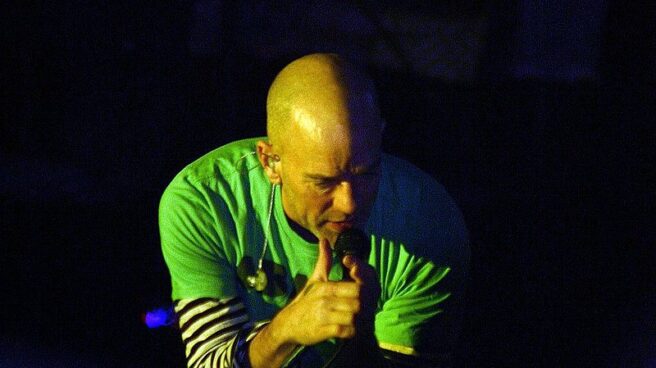 Michael Stipe, en un concierto en el año 2008.