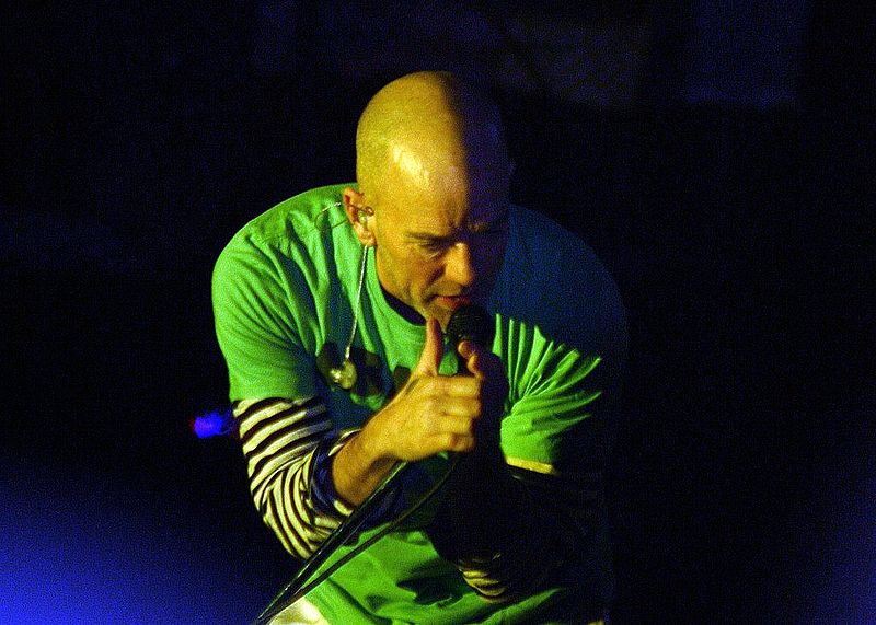 Michael Stipe, en un concierto en el año 2008.