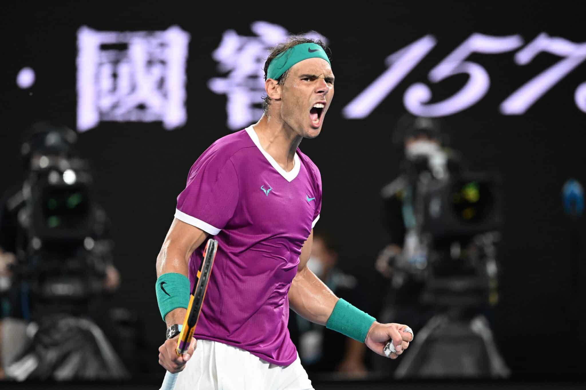 Rafa Nadal, durante la final del Open de Australia