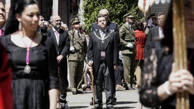 Page, en la procesión del Corpus de Toledo.