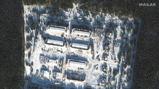Imagen de satélite de la instalación de Klintsy