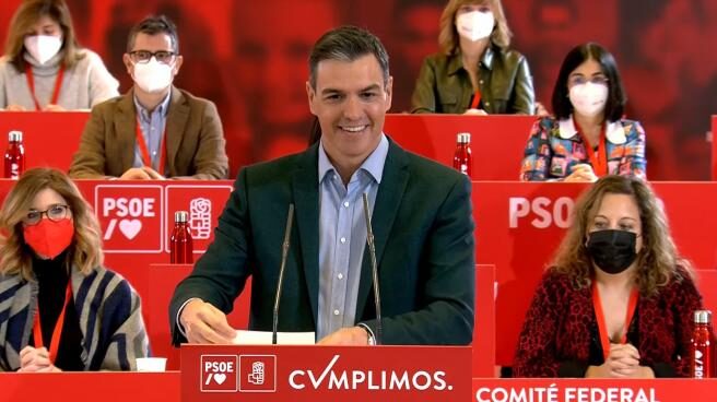 Pedro Sánchez comparece ante el Comité Federal del PSOE