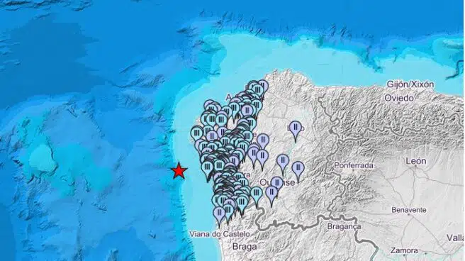 Un terremoto de 4,6 grados en el Atlántico sacude a media Galicia