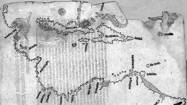 Primer mapa del Caribe