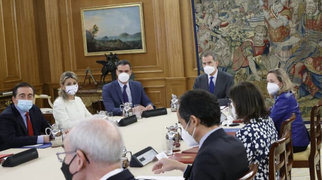 Reunión en la Zarzuela del Consejo de Seguridad Nacional. Reunión en la Zarzuela del Consejo de Seguridad Nacional.
