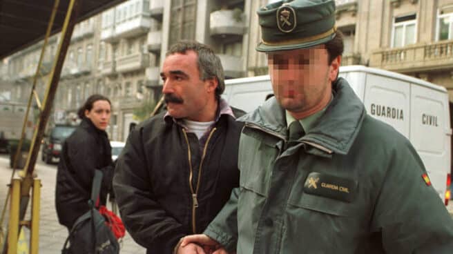 Sánchez Chacón tras ser detenido en el año 2001