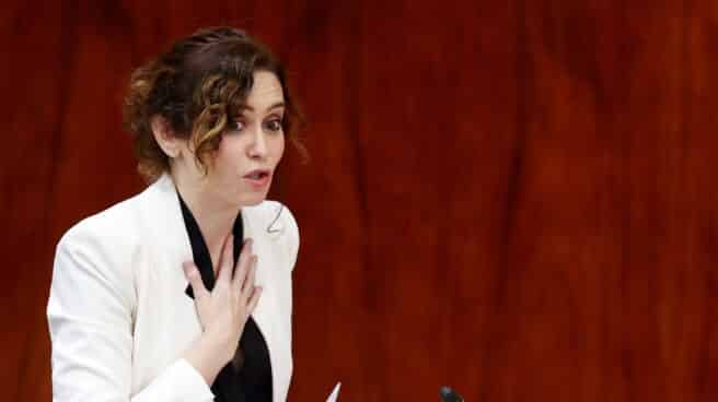 Isabel Díaz Ayuso, en la Asamblea de Madrid. Isabel Díaz Ayuso, en la Asamblea de Madrid.