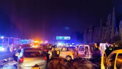 Cincuenta vehículos implicados en un accidente múltiple con unos 30 heridos