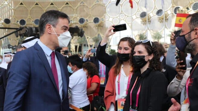 Pedro Sánchez, Pocero en Dubái Pedro Sánchez, en la Expo de Dubai.