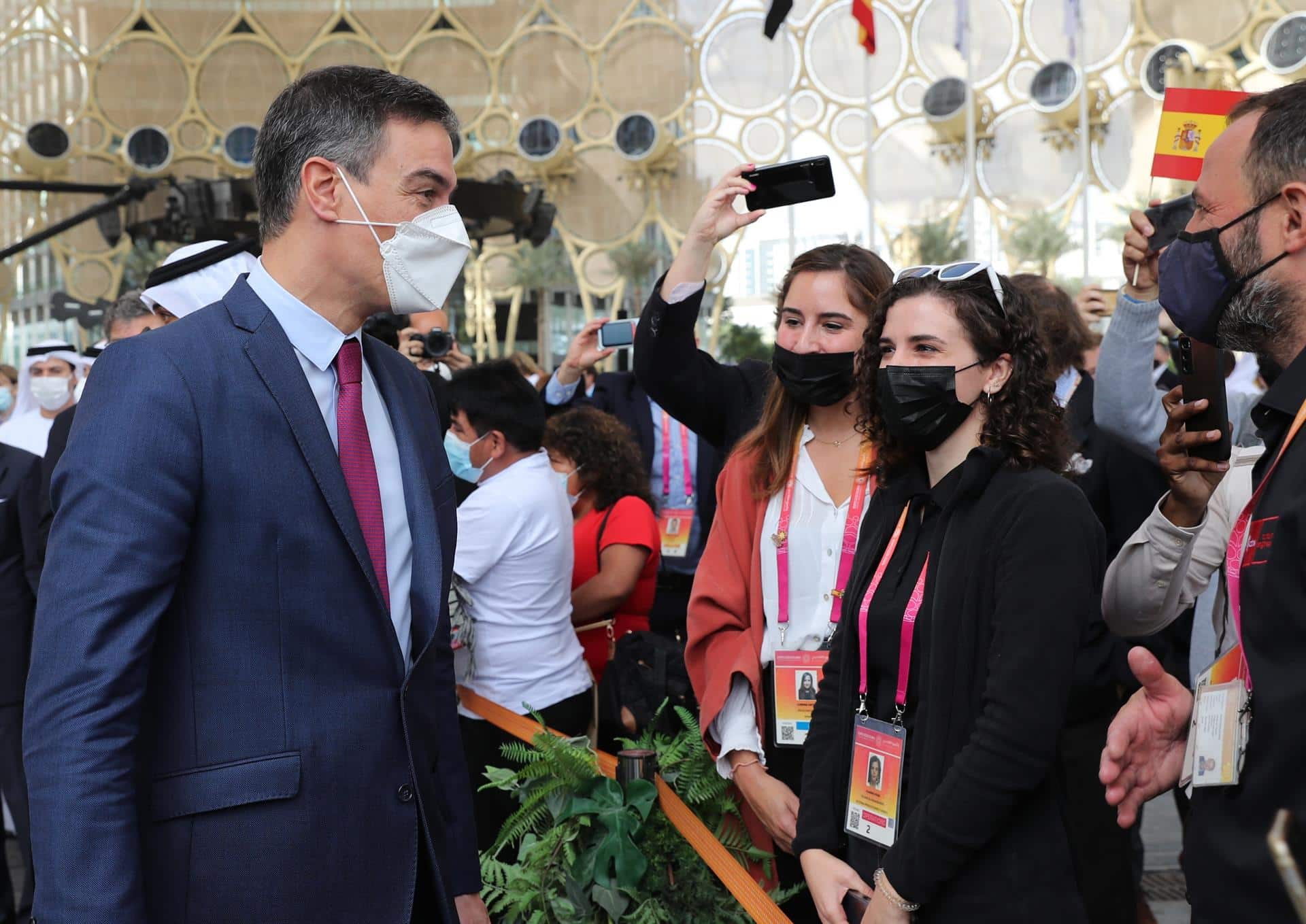 Pedro Sánchez, en la Expo de Dubai.