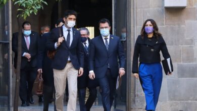 Aragonès planta a Pedro Sánchez en la Conferencia de Presidentes