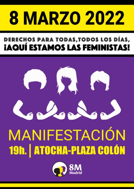 Cartel Manifestación 8M 2022