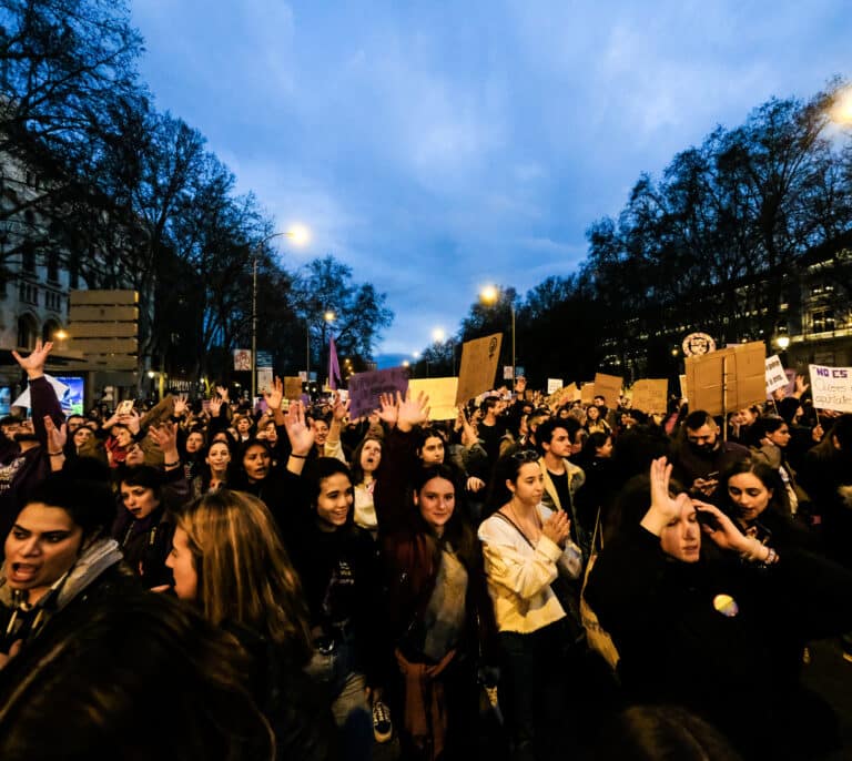 La marcha feminista del 8M terminará en Colón: “Es un acto de reapropiación de ese lugar”