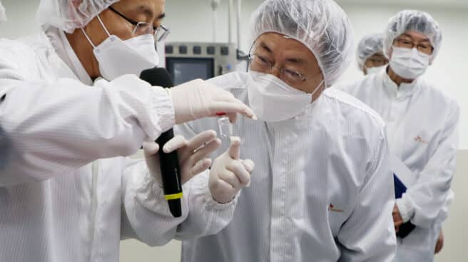 Corea del Sur ha estado produciendo coronavirus vacunas bajo un acuerdo de desarrollo y suministro con el desarrollador de fármacos estadounidense Novavax