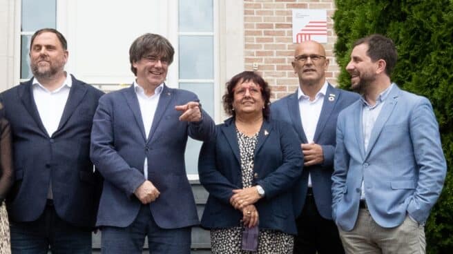 colecta-sociedad-civil-catalana-gastos-10-tribunal-cuentas Oriol Junqueras, Carles Puigdemont, Dolors Bassa, Raül Romeva y Toni Comín, en Waterloo (Bélgica).