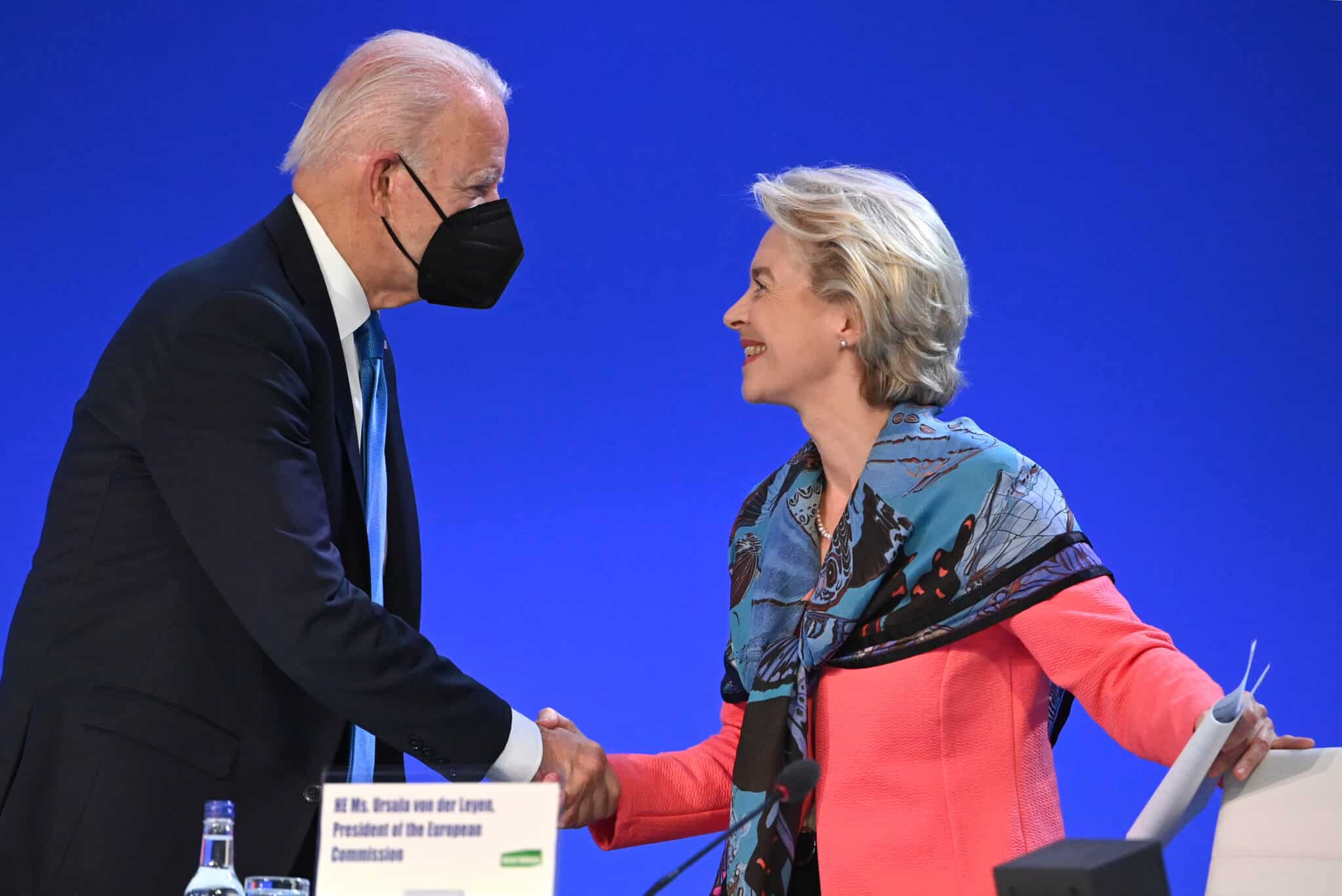 Joe Biden y Ursula Von der Leyen