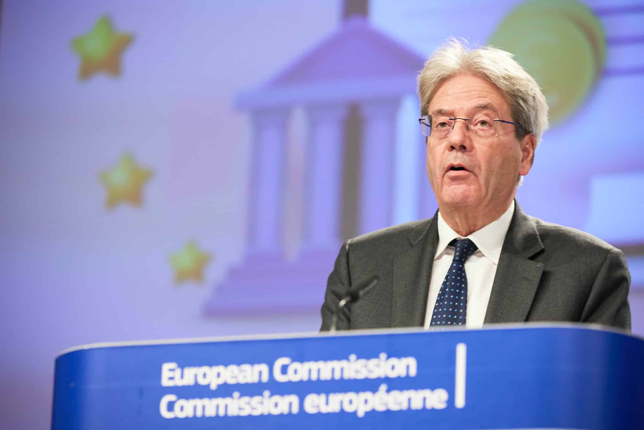 Paolo Gentiloni, comisario de Economía.