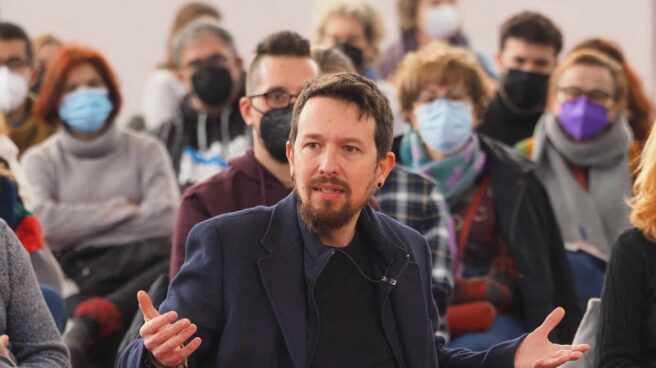 Pablo Iglesias Pablo Iglesias, anterior dirigente y fundador de Podemos y ex vicepresidente del Gobierno, en su intervención en un coloquio