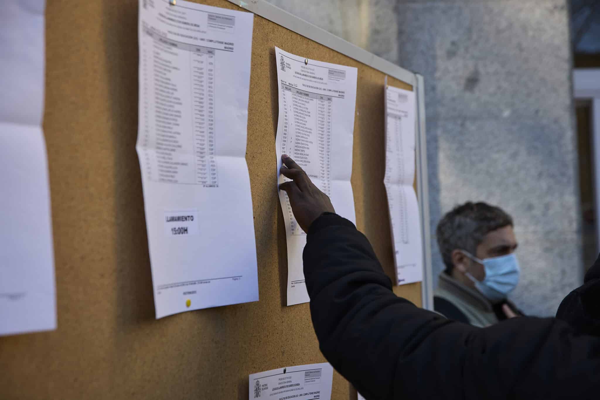 Listado de los exámenes MIR en la Universidad Complutense.