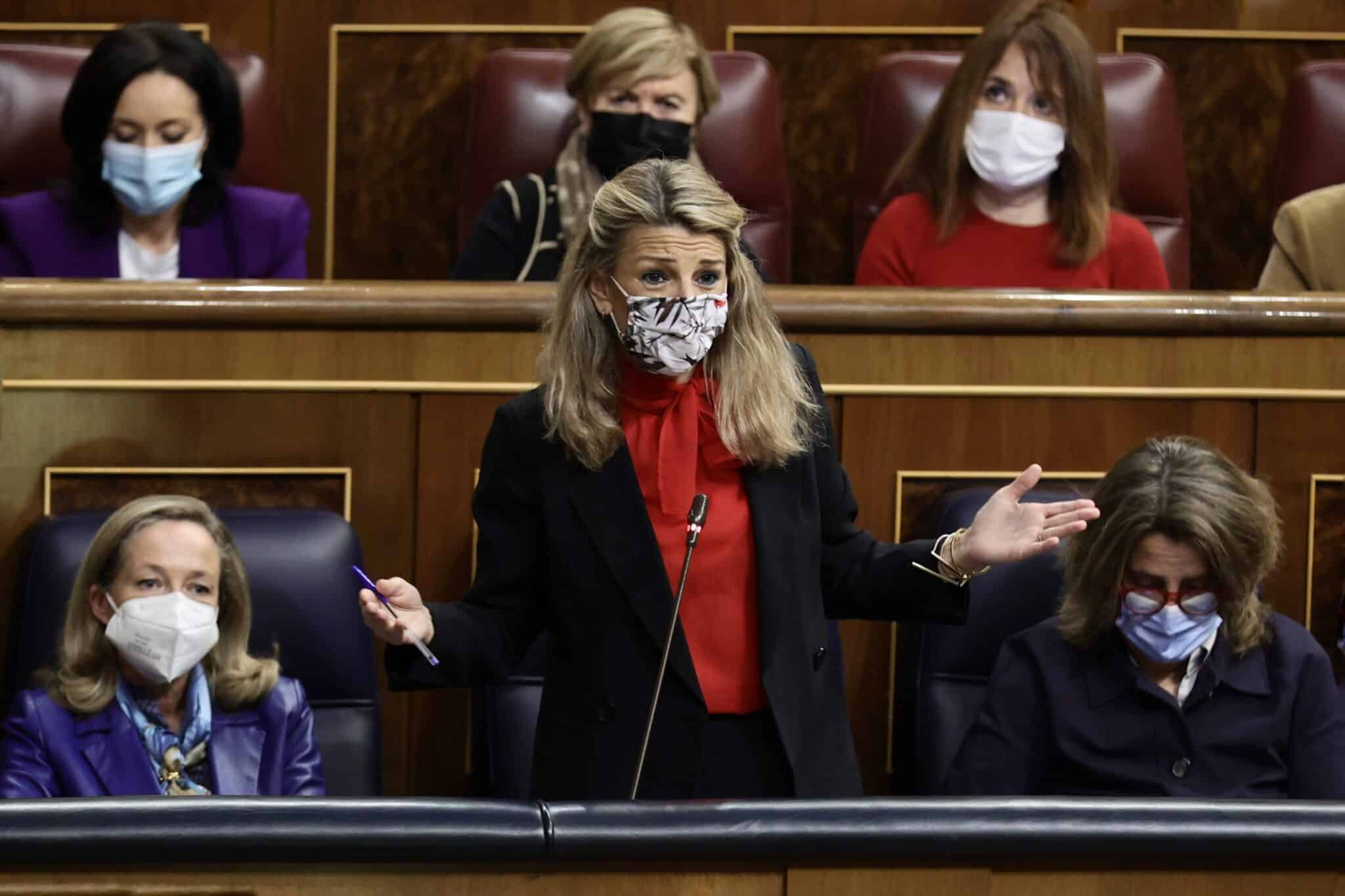 La vicepresidenta segunda del Gobierno y ministra de Trabajo y Economía Social, Yolanda Díaz.