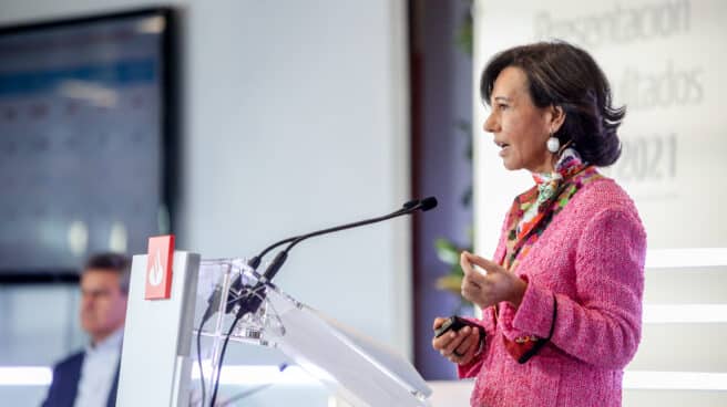 Ana Botín, en la presentación de resultados del Grupo Santander.