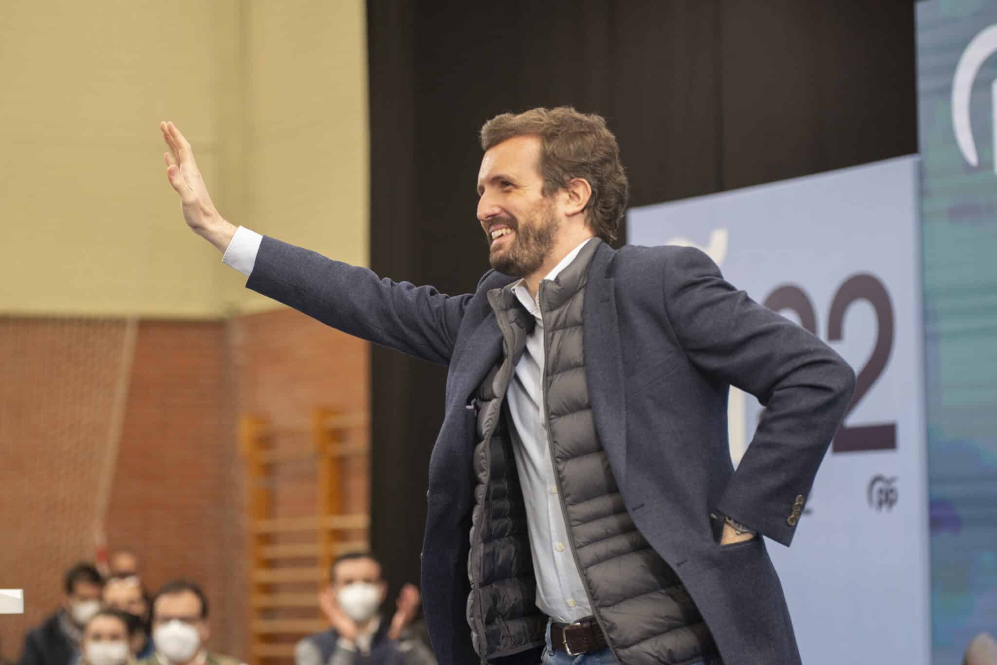 El líder del PP, Pablo Casado.