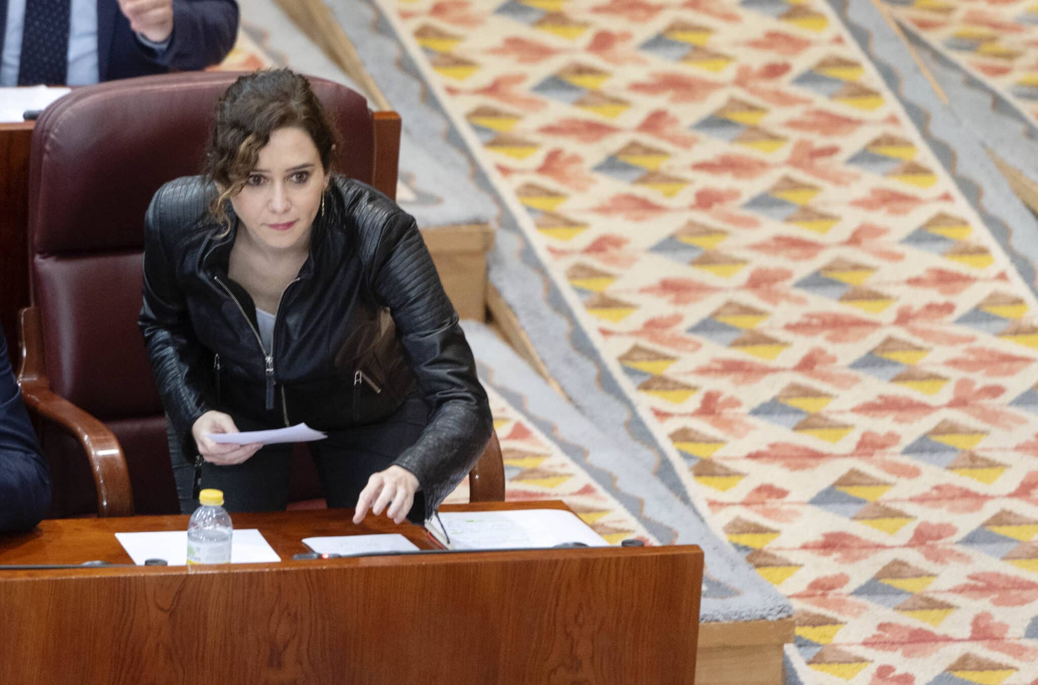 Isabel Díaz Ayuso, en la Asamblea de Madrid.