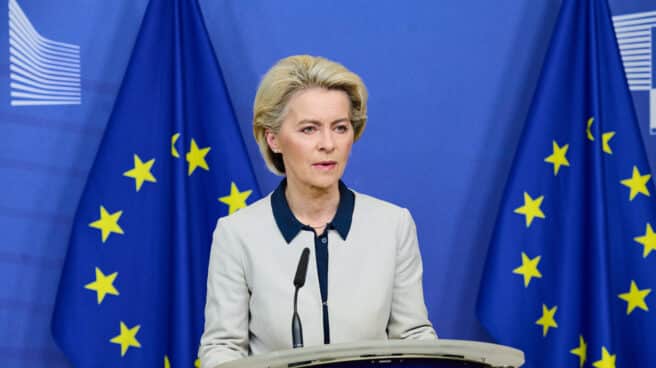 La presidenta de la Comisión Europea, Ursula Von der Leyen