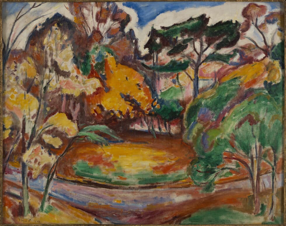 Emile Othon Friesz, Otoño en Honfleur (Automne à Honfleur), 1906